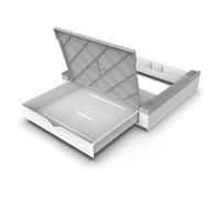 Meliconi, Torre DUO, 2-in-1 Washer-Dryer Stacking Kit, Universal, Safe, Durable, Pre-assembled, Space-saving, with Support Shelf and Storage Compartment, Made in Italy