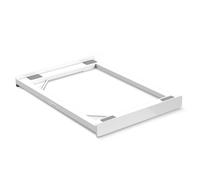 Meliconi Base Tower Slim L45 Technopolymer Overlap Kit for Washing Machine and Dryer, White