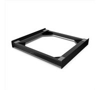 Meliconi Torre Noir Washer-Dryer Overlay Kit, Pre-assembled, TÜV SÜD Certified, 250 kg, Made in Italy, Black