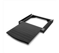 Meliconi Torre Noir Shelf, Universal Stacking Kit for Washer and Dryer, Removable Shelf, Pre-assembled, Safety Strap Included, Supports up to 250 kg, Made in Italy, Black