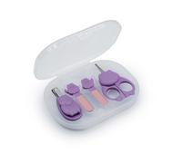 melii 4 Piece Nail Care Set with Storage Case, Safe and Easy to Use, Nail Kit Includes Nail Trimmer, Nail Scissor and Two Nail Files for Babies, Toddlers, Kids & Adults - Cat