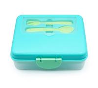melii Bento, Blue Mint Lime, 48.8 Oz, Plastic, Stackable, 1 Count