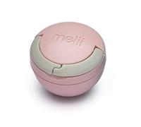 melii Pacifier Pod - Grey & Pink Pacifier Storage Container with Carabiner Clip