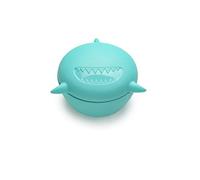 melii Silicone Animal Bowls with Lid - Food Storage Container (Shark)