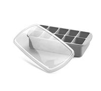melii Silicone Baby Food Freezer Tray with Lid - Grey