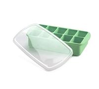 melii Silicone Baby Food Freezer Tray with Lid - Mint
