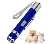 MeliInma Interactive Cat Toy for Indoor Cats, 5 Patterns and 3 Modes, Rechargeable Pointer for Pet Play and Training, Blue Blue