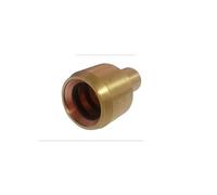 MELIMATIC Push-LOC Adaptor Coupling, D3001 20mm MDPE to 15mm Copper, Female Brassware, 30 Bar Pressure Rating