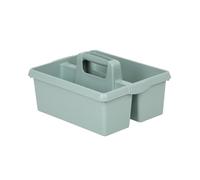 Melina Multi-Purpose Kitchen Organizer Caddy, 5L Dual Compartment, Non Slip Sink Caddy, Storage Carrier with Comfort Grip Handle, Ideal for Gardening, Cleaning, Housework, and Hobbies