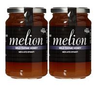 Melion Wild Thyme Honey, 470 g - UNHEATED, RAW (Pack of 2)