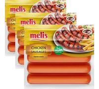 Melis Chicken Sausages Halal 300 Gramm x 3 PACKS by Pufai Grocery