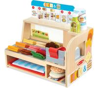 Melisa & Doug Slice & Stack Sandwich Counter Wooden Kitchen Food Play Sets New