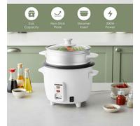 MELISSA 0.6L Electric Rice Cooker & Steamer, 1-2 Persons, Cooks up to 4 Portions