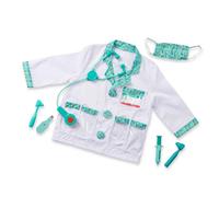 Melissa and Doug Doctor Fancy Dress Set |Kids Role Play Costume with Accessories