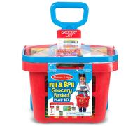 Melissa and Doug Fill & Roll Grocery Basket Play Set - 14073