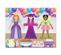 Melissa & Doug Reusable Sticker Pad, Dress-Up,165 Stickers, 5 Scenes, Age 3+, Weiß