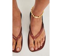Melissa Beachwear Flip Flops at Free People in Brown/Black, Size: US 7 - female