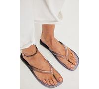 Melissa Beachwear Flip Flops at Free People in Clear/Black, Size: US 10 - female