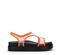 Melissa Women's Bikini Platform AD Wedge Heels Sandals, Orange, 3 UK