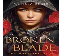 Melissa Blair A Broken Blade Paperback Book in White Melissa Blair White