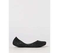 Melissa Campana Perforated Glitter PVC Ballet Flats with Round Toe - Size: 38 - female