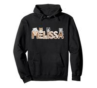 Melissa Cat Trees - Personalized Cute Name Word Art Pullover Hoodie