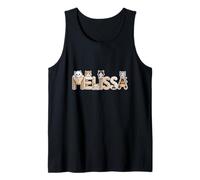 Melissa Cat Trees - Personalized Cute Name Word Art Tank Top