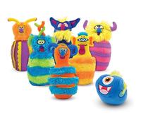 Melissa & Doug 12210 Monster Plush 6-Pin Bowling Game with Carrying Case