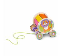 Melissa & Doug 13012 First Play Musical Rainbow Xylophone Wooden Pull Toy, Multi