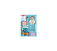 Melissa & Doug 15164 Julia Magnetic Dress-Up Wooden Doll Pretend Play Set (25+ pcs)