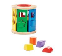 Melissa & Doug 19041 Match & Roll Shape Sorter | Developmental Toy | Motor Skills | 12 Months | Gift for Boy or Girl, Multicolor, 15.2 cm*14.5 cm*14.5 cm