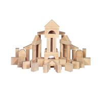 Melissa & Doug 60 Wood Building Blocks | Developmental Toy | Toy Blocks & Building | Age 3+ | 60 Piece Set|Gift for Boy or Girl