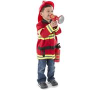 Melissa & Doug Fire Chief Role Play Set | Pretend Play | Kids Costume | 3+ | Gift for Boy or Girl