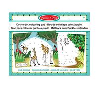 Melissa & Doug ABC 123 Dot-to-Dot Coloring Pad - Wild Animals