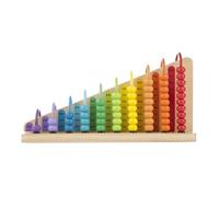 Melissa & Doug Add & Subtract Abacus | Developmental Toy | Motor Skills | 3+ | Gift for Boy or Girl,Multi-color,Medium