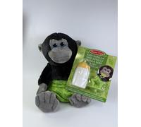 Melissa & Doug Baby Gorilla Stuffed Animal, Soft Toy, All Ages, Gift for Boy or Girl, Black