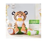 Melissa & Doug Baby Tiger Stuffed Animal, Soft Toy, All Ages, Gift for Boy or Girl, Black,orange