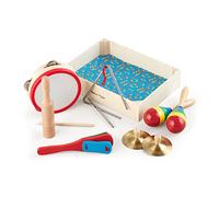 Melissa & Doug Band-in-a-Box Clap! Clang! Tap! - 10-Piece Musical Instrument Set