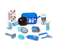 Melissa & Doug Barber Shop - Role Play Set for Children | Hairdresser Kit with Accessories | Age 3+