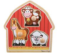 Melissa & Doug Barnyard Animals Jumbo Knob Wooden Puzzle