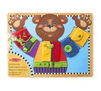 Melissa & Doug Basic Skills Boar -Practice Fine Motor Skills Puzzle Board- 13784