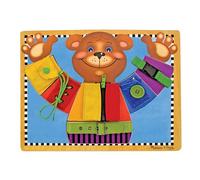 Melissa & Doug Basic Skills Board | Developmental Toy | Motor Skills | Problem Solving | 3+ | Gift for Boy or Girl