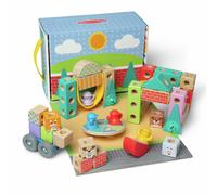 Melissa & Doug Blockables Town Play Set