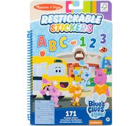 Melissa & Doug Blue's Clues & You! Letter and Number Reusable Sticker Activity Book - Includes 171 Stickers