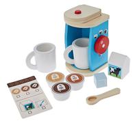 Melissa & Doug Brew & Serve Wooden Coffee Maker Set Frustration-Free Packaging
