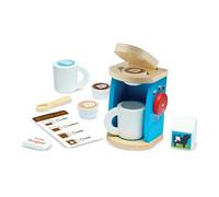 Melissa & Doug Brew & Serve Wooden Coffee Maker Set -Gift for Boys & Girls 19842