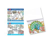 Melissa & Doug Bundle of 3 Jumbo Colouring Pads - Animals, Vehicles and Blue | 3 years+ | Gift for Boy or Girl, 45017