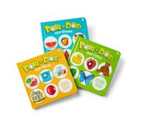 Melissa & Doug Children’s Books 3-Pack - Poke-a-Dot First Words, First Shapes, First Colors