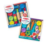 Melissa & Doug Clay Play Activity Set With Sculpting Tools and 8 Tubs of Modelling Dough