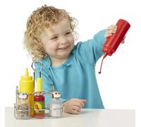 Melissa & Doug Condiments Food Toy Play Children Kitchen Set Gift for Boy Girl